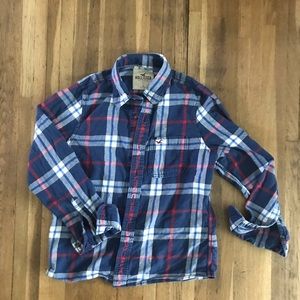 Hollister plaid shirt